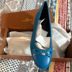 Coach Women's Lara Silk Nappa Flats